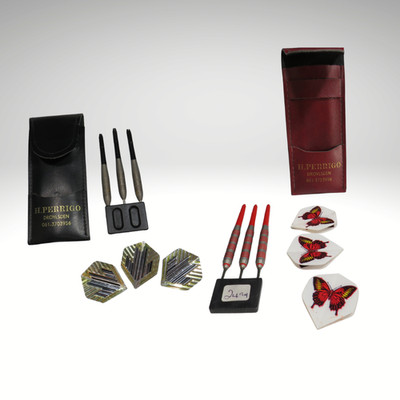 Vintage H. Perrigo, Droylsden Darts Set