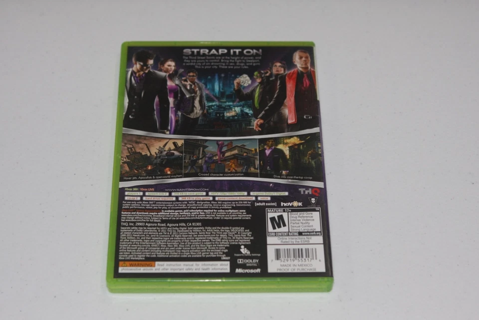 Saints Row: The Third (Xbox 360) completo en caja original Foto 2 de 4