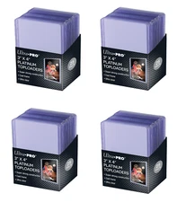 (100-Pack) Ultra-Pro Platinum Toploader 35pt Card Holders Improved Super Strong