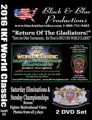 2016 IKF World Classic Muay Thai Kickboxing Tournament Highlights 2 DVD set 