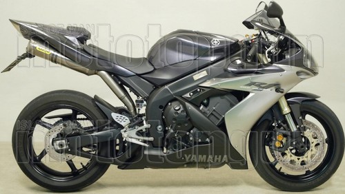 ARROW EXHAUST O DOUBLE SILENCERS THUNDER ALUMINIUM YAMAHA YZF 1000 R1 2005 05 - Picture 2 of 5