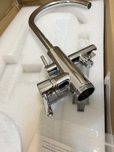 AKDY 2-Handle Freestanding Floor Mount Tub Faucet with Hand Shower Tub Filler ch - Bild 4 von 8