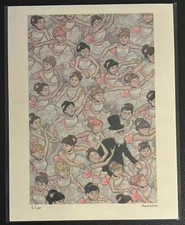 Degas & Cassatt A Solitary Dance limited edition risograph print by Richard Efa