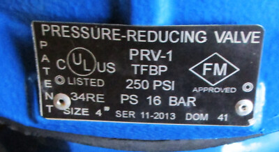 Tyco Raphael PRV-1 Pressure Reducing 4