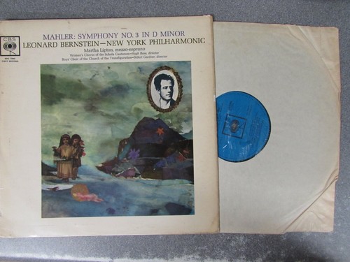 Mahler Symphonie Nr. 3 d-Moll Leonard Bernstein VINYL - £3,25 UK-VERSAND