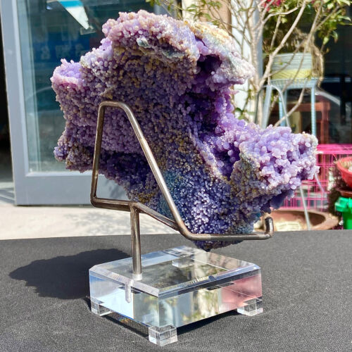 10.36LB Rare Grape Agate Cluster Purple Botryoidal Specimen Healing Crystal - Bild 13 von 22