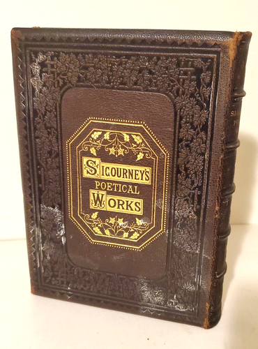 POETRY: ILLUSTRATED POEMS OF SIGOURNEY, Leather, 1869 - Imagen 6 de 12