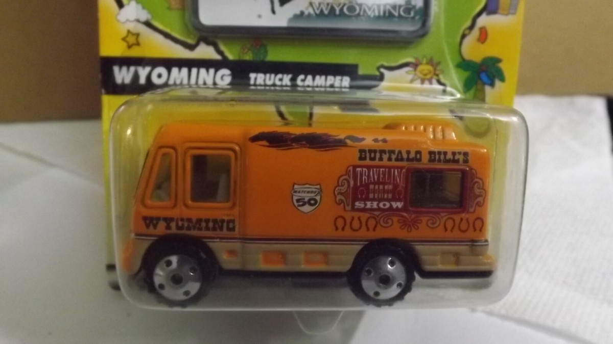 2001 Matchbox Across America Wyoming Truck Camper 
