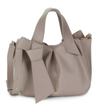 Nwt Zac Zac Posen Anthea Mini Shopper Crossbody Bag - Silver Rose [29zp6918-683]