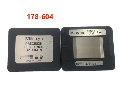 QTY:1 Mitutoyo Roughness Meter Calibration Standard Plate Sample 178-604