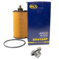 ÖLfilter SH4104P + ÖLablassschraube FüR Chevrolet Cruze Aveo Trax Opel Mokka
