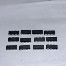 12 PCS LM324N QUAD OP-AMP, 9000uV OFFSET-MAX, 1.2MHz BAND WIDTH, PDIP14 MOTOROLA