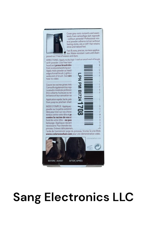 COLOR WOW Root Cover Up, Camuflaje Raíces y Rebrote Oscuro, Marrón Oscuro (E306) Foto 2 de 4