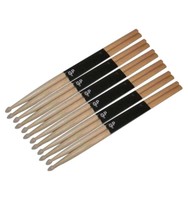 Gp Percussion Wooden Oak Drumsticks With Wooden Tips, Lot Of 12 (6 Pair), Gpds5b on sale Gp Percussion Wooden Oak Drumsticks With Wooden Tips, Lot Of 12 (6 Pair), Gpds5b on sale