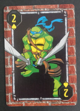 2009 Teenage Mutant Ninja Turtles Playing Card Leonardo 2 Spades