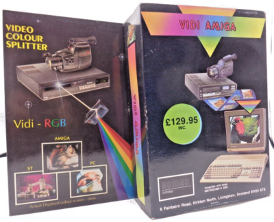 COMMODORE AMIGA -- VIDI AMIGA & VIDI-RGB: THE COMPLETE COLOUR SOLUTION (ROMBO)