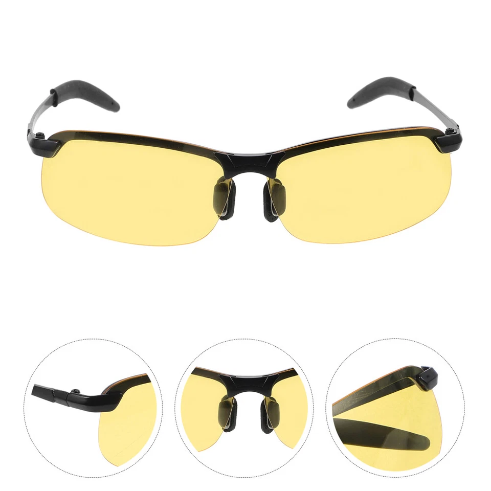  Driving Glasses Nighttime Driving Glasses Night Riding Glasses for Motorcycles - Image 2 of 4