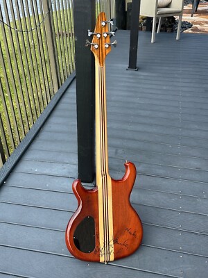 1988 Alembic Persuader PMSB-5 5-string Bass signed by Stanley
