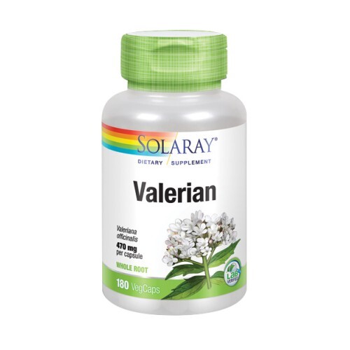 Valerian 470 mg 180 Caps By Solaray - Picture 1 of 1