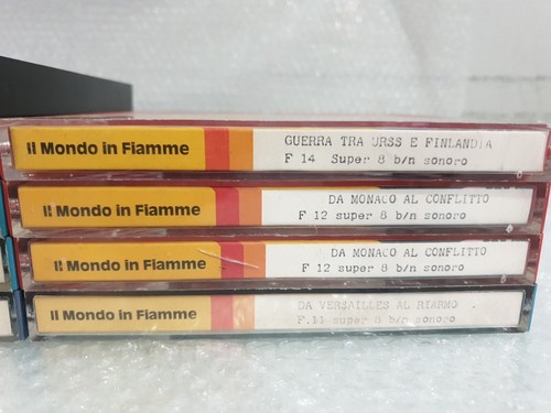 DOCUMENTARIO PELLICOLA SUPER 8 IL MONDO IN FIAMME 2 GUERRA MONDIALE 13 BOBINE - Foto 4 di 8