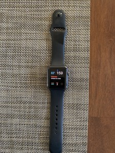 Apple Watch Series 1 38mm Space Gray Aluminum Case Black Sport Band (MP022LL/A) 190198206947 | eBay