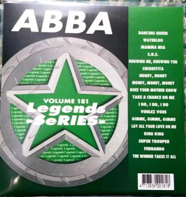LEGENDS KARAOKE CDG ABBA OLDIES POP #181 18 SONGS CD+G DANCING QUEEN, MAMMA MIA