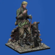 1/35 Resin Soldier World War Ii Soldier Dining Scene 3D Printing Model