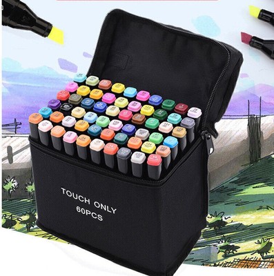 80er Farben Colors Touch Five Marker Sketch Farbstifte Manga+Tragetasche