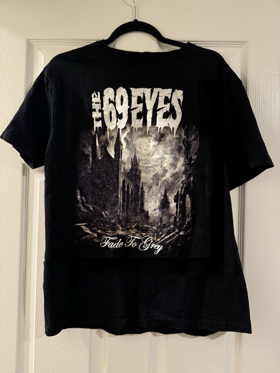 The 69 Eyes Band Fade To Grey Tour T-Shirt Cotton Unisex Adult Tee