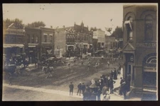 SPRING VALLEY MN Minnesota c1910 RP Parade Scene #1