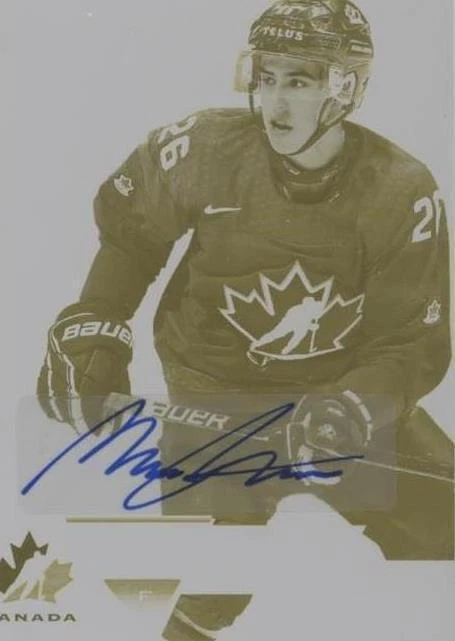 Autographed Printing Plate Yellow