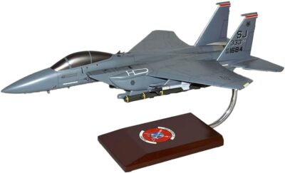 USAF McDonnell Douglas F-15E Strike Eagle 333rd FS Desk Model 1/42 SC Airplane
