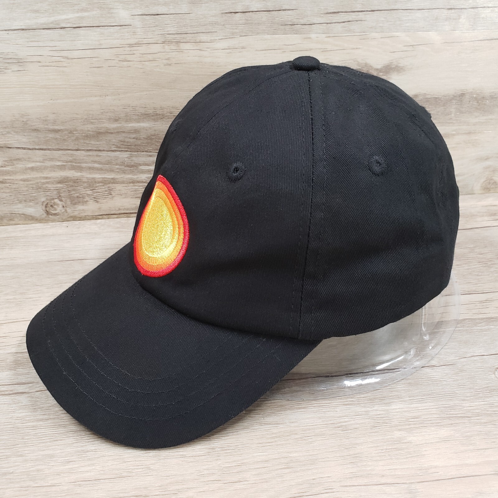 Sunset Hat Cap Strap Back Black Sun Embroidered C… - image 5