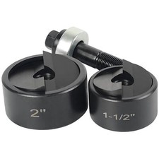 AMZCNC Manual Knockout Punch Driver Kit for 1-1/2 inch to 2 inch Electrical C...