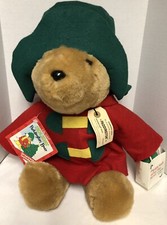 Paddington Holiday Bear with Tags 1997 Christmas 17  Collectible