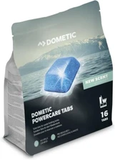 Dometic Power Care Tabs Camper Displaster Black 16 Bags - Ready to Use