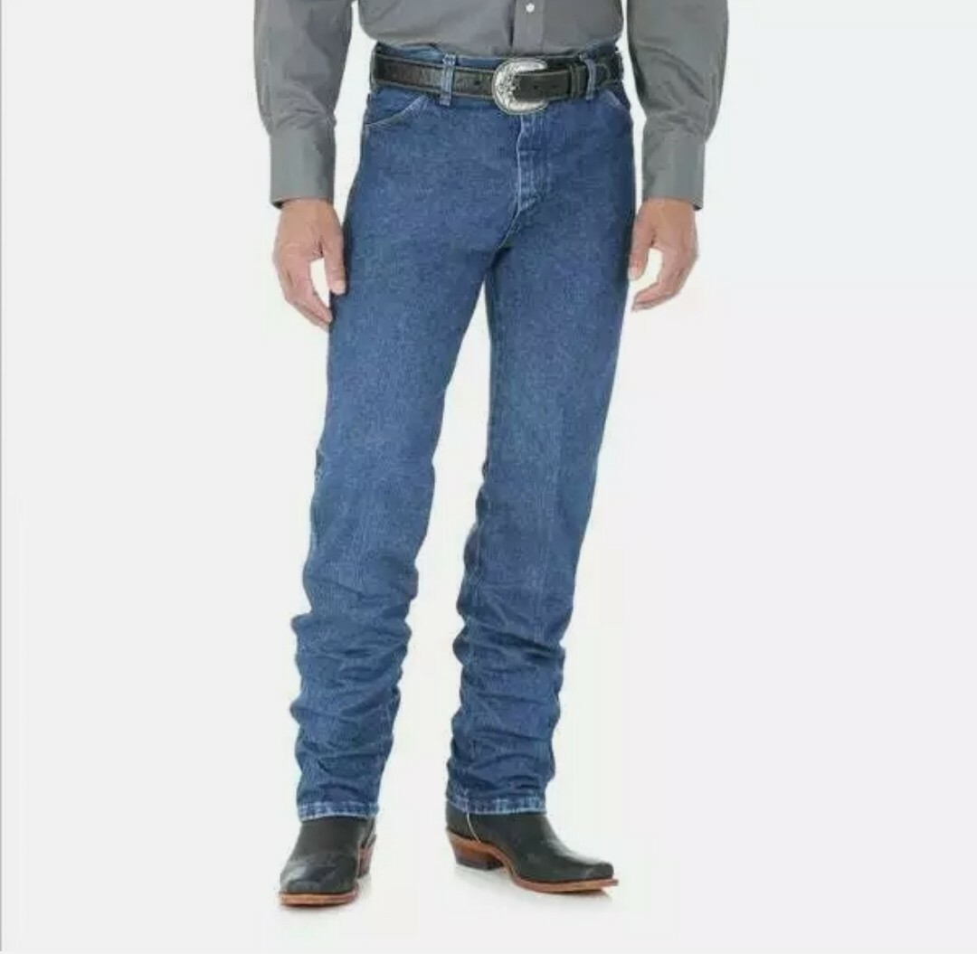 Wrangler Mens 36 x 34 COWBOY CUT Denim Original Fit RODEO
