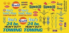 Don's 24hr Heavy Duty Towing Wrecker Yellow Body 1/64th HO Scale Slot Car Decals
