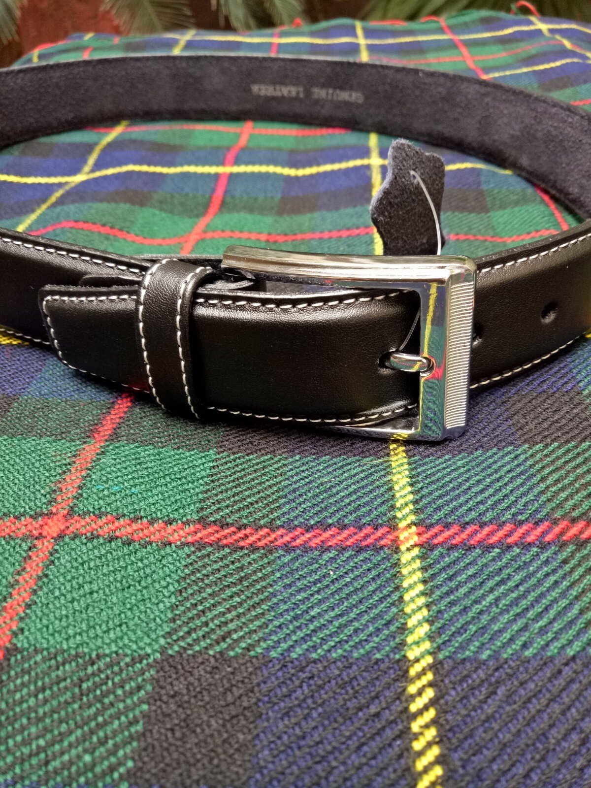 Snap on Genuine Leather Belt Strap Brown & Black Size From 30