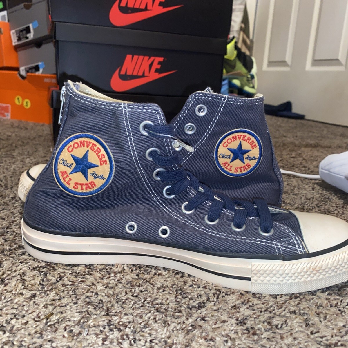Converse 144770C Chuck Taylor All Star Back Zip High Navy