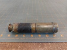 Antique Brass and Leather Extending Nautical Maritime Telescope Spyglass 4 Tube