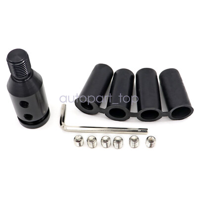 Soillar Shift Knob Adapter For BMW & Mini Manual Non-Threaded Shifters – 12x1.25mm, Black Anodized