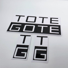 TOTE GOTE Mini Bike Fork Plate DECAL | Vinyl Minibike STICKER, goat