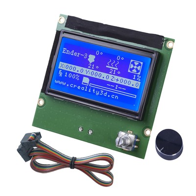 3D Printer Screen 12864 Display LCD Screen Control Board Accessories U4F3