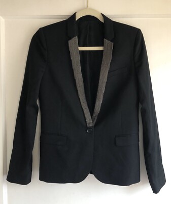 blazer jacket black