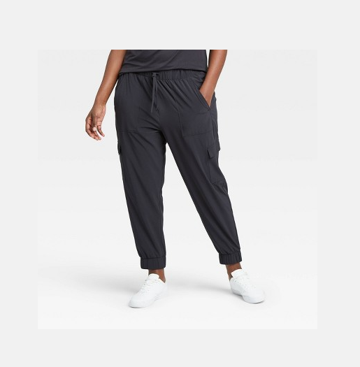 Stretch Woven Cargo Jogger Pants 