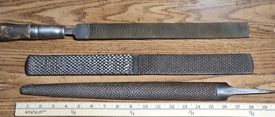 Vintage Rasp, Flat Half Round File. Huge! 20-18 Inch