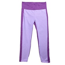 Anthropologie Daily Practice High Rise Leggings Pink Purple Sz Medium Gym Yoga