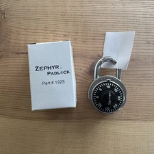 Padlock Zephyr Combination Lock - Part #1925