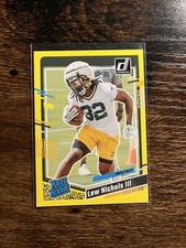 2023 Donruss Football Lew Nichols III #335 Green Bay Packers Yellow RC